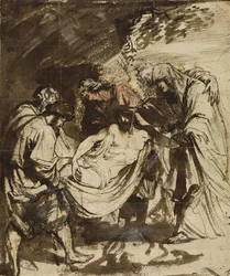 The Entombment (recto)